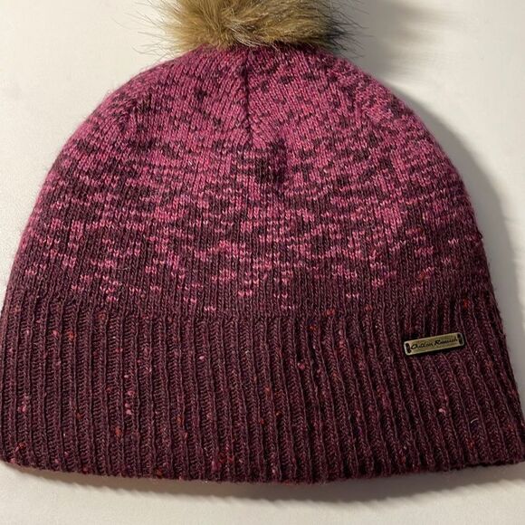 Outdoor Research Effie Beanie with Pom Pom Wine color - Picture 1 of 7